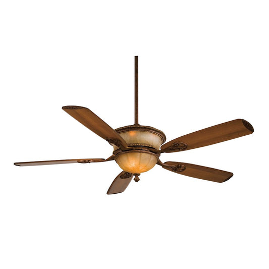 Minka Aire Santa Lucia 60in Ceiling Fan | Traditional Illuminati Bronze | Living Room & Bedroom | 60 x 60 x 18 in | Model F820-IBR