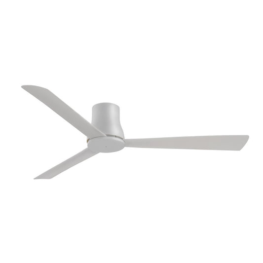 Minka Aire Simple Flush 60in Ceiling Fan | Grey Finish | Outdoor Patio & Covered Porch | 60 x 60 x 9 in | Model F874-GRY