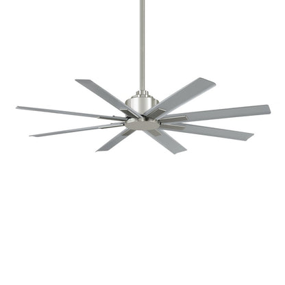 Minka Aire Xtreme H2O 52in Ceiling Fan | Modern Brushed Nickel Wet | Covered Patio & Outdoor Room | 52 x 52 x 13 in | Model F896-52-BNW