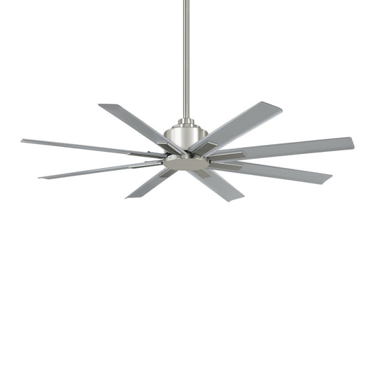 Minka Aire Xtreme H2O 52in Ceiling Fan | Modern Brushed Nickel Wet | Covered Patio & Outdoor Room | 52 x 52 x 13 in | Model F896-52-BNW
