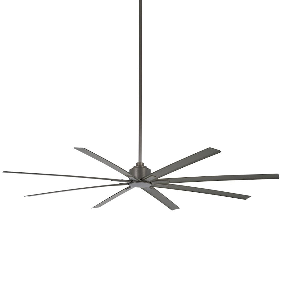 Minka Aire Xtreme H2O 52in 8-Blade Ceiling Fan | Industrial Coal Finish | Covered Patio & Outdoor Living | 13.25in H | Model F896-52-CL