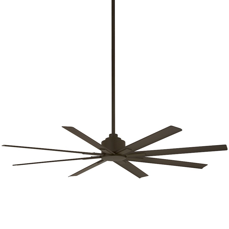 Minka Aire Xtreme H2O 52in 8-Blade Ceiling Fan | Industrial Coal Finish | Covered Patio & Outdoor Living | 13.25in H | Model F896-52-CL