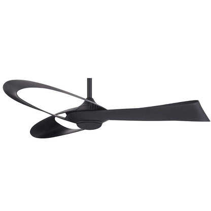 Minka Aire Bowie 52in Ceiling Fan | Transitional Coal 3-Blade | Living Room & Bedroom | 52 x 13.3 in, 6in Downrod | Model F933-CL