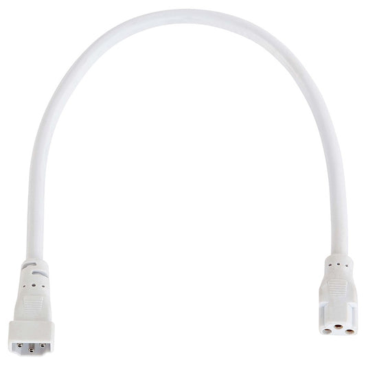 George Kovacs 11in LED Under-Cabinet Flex Connector | White Contemporary | Kitchen Cabinet Lighting Accessory | 11 x 0.5 in | Model GKUC-W11-044