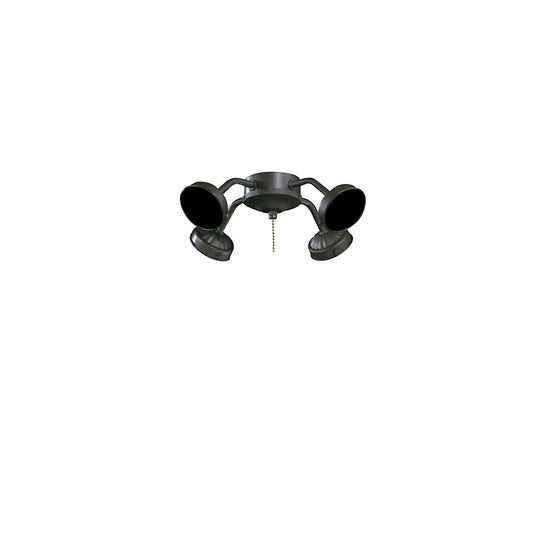 Minka Aire Universal 4-Light Candelabra Light Kit | Traditional Oil Rubbed Bronze | Ceiling Fan Accessory | 12 x 12 x 3 in | Model K1-L-ORB