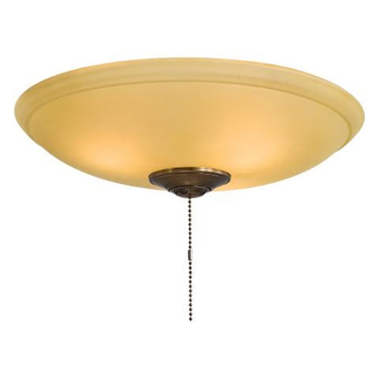 Minka Aire Universal 12.25in 3-Light Kit | White Frosted Finish | Ceiling Fan Light | 12.25 x 12.25 x 2.5 in | Model K9515-2