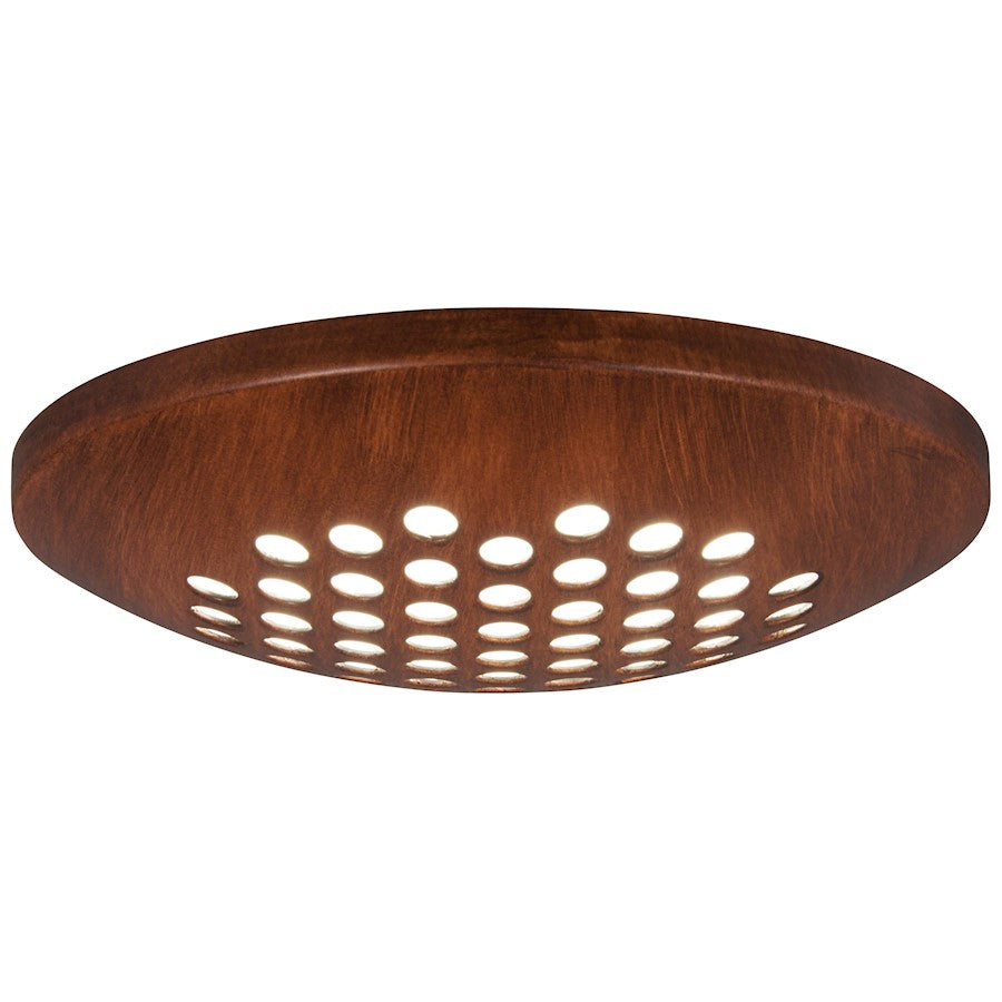 Minka Aire Force LED Light Kit | Modern Distressed Koa | Ceiling Fan Light Kit | 6.5 x 6.5 x 1.75 in | Model K9838L-DK