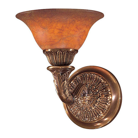 Metropolitan Lighting 1-Light Wall Sconce | Traditional Antique Bronze | Hallway & Bedroom Accent Light | 11 in H | Model N202501-AN