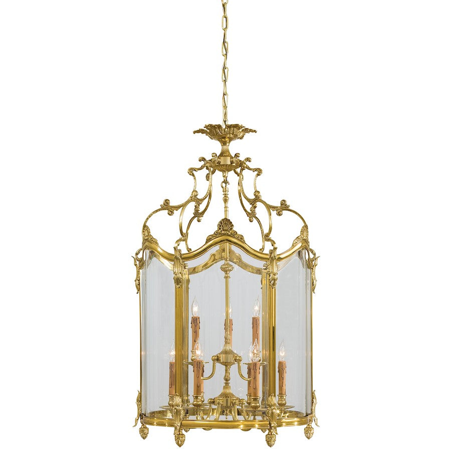 Metropolitan Lighting Metropolitan 9-Light Foyer Pendant | French Gold Traditional | Entryway & Foyer | 23 x 23 x 39 in | Model N2334
