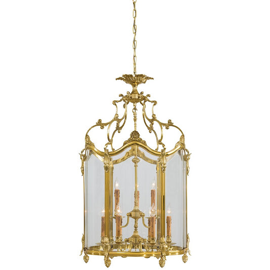 Metropolitan Lighting Metropolitan 9-Light Foyer Pendant | French Gold Traditional | Entryway & Foyer | 23 x 23 x 39 in | Model N2334