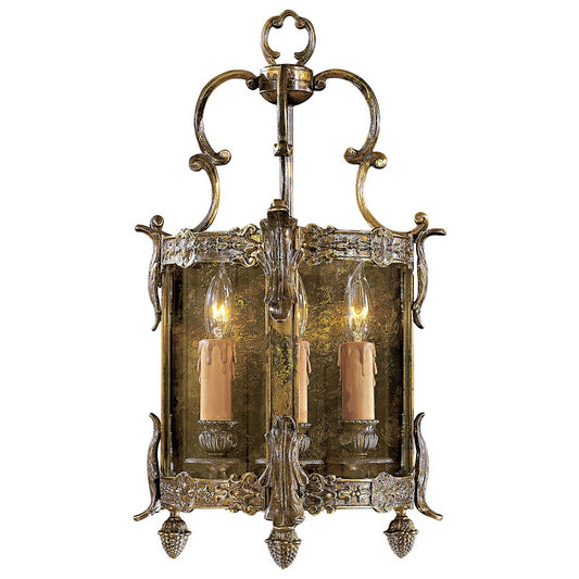 Metropolitan Lighting 3-Light Wall Sconce | Traditional Oxide Brass | Living Room & Dining Room Accent | 10.5 x 6 x 18 in | Model N2339-OXB