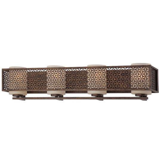 Metropolitan Lighting Ajourer 29in 4-Light Vanity Light | French Bronze Traditional | Bathroom Vanity | 29 x 6 x 6 in | Model N2724-258