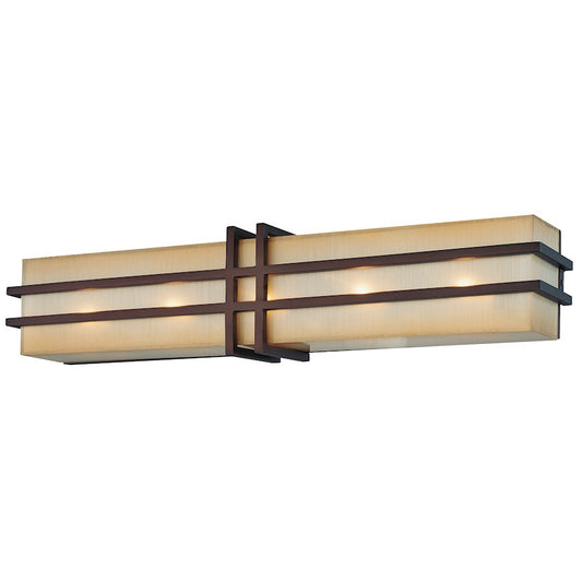 Metropolitan Lighting Underscore 5-Light Bath Vanity | Transitional Cimmaron Bronze | Bathroom Vanity Light | 25 in W x 5 in H | Model N2955-1-267B