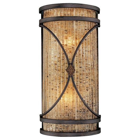 Metropolitan Lighting Monte Titano 7in 2-Light Wall Sconce | Traditional Monte Titano Oro | Hallway & Living Room Accent | Model N6047-159