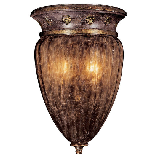 Metropolitan Lighting Sanguesa 2-Light Wall Sconce | Traditional Sanguesa Patina Finish | Hallway & Living Room Accent | Model N6081-194