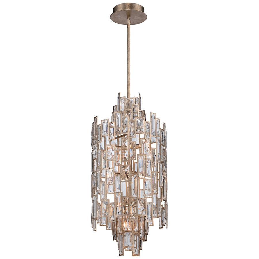 Minka Metropolitan Bel Mondo 14in 10-Light Pendant | Modern Luxor Gold | Dining Room & Entryway | 14 x 14 x 32 in | Model N6673-274