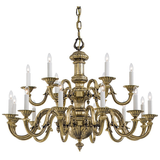 Minka Metropolitan 38in 18-Light Chandelier | Polished Nickel | Dining Room & Living Room | 38 x 38 x 28 in | Model N700218