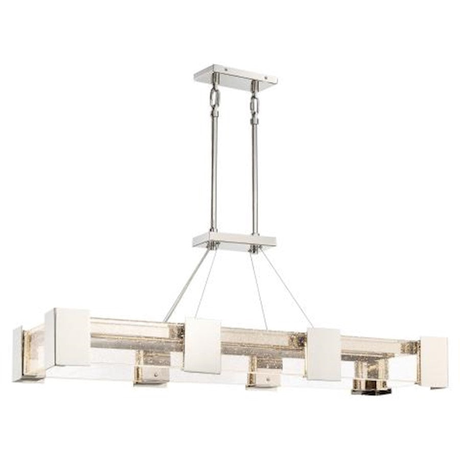 Metropolitan Lighting Stellaris 44in LED Island Light | Contemporary Polished Nickel | Kitchen Island & Breakfast Bar | Model N7237-613-L