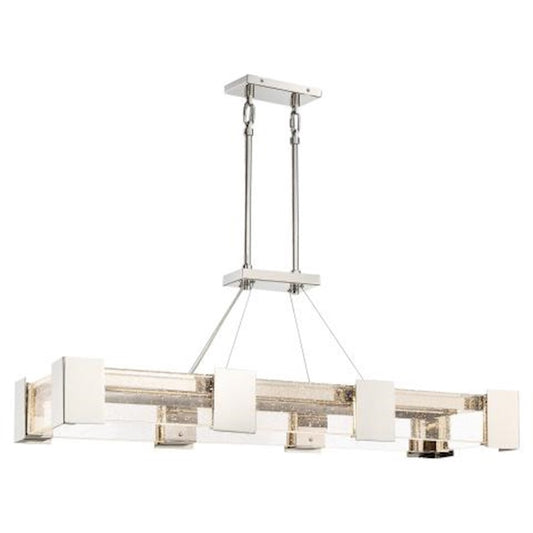 Metropolitan Lighting Stellaris 44in LED Island Light | Contemporary Polished Nickel | Kitchen Island & Breakfast Bar | Model N7237-613-L