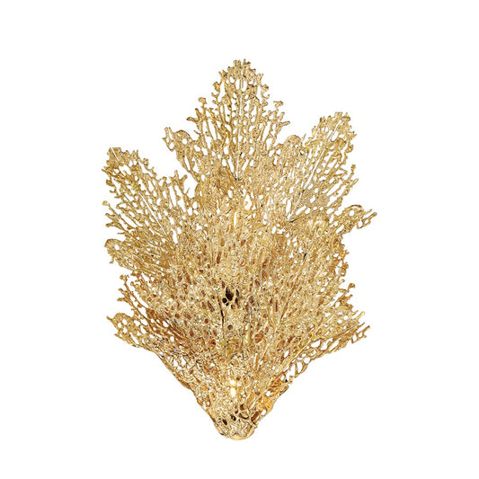 Minka Metropolitan Evergold 2-Light Wall Sconce | Transitional India Gold and Vintage Brass | Bathroom & Hallway Accent Light | Model N7882-750-L