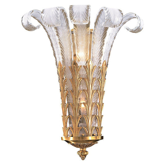 Metropolitan Lighting 2-Light Wall Sconce | Traditional French Gold Finish | Bedroom & Hallway Accent Light | 16.5 x 7 x 20.25 in | Model N950386