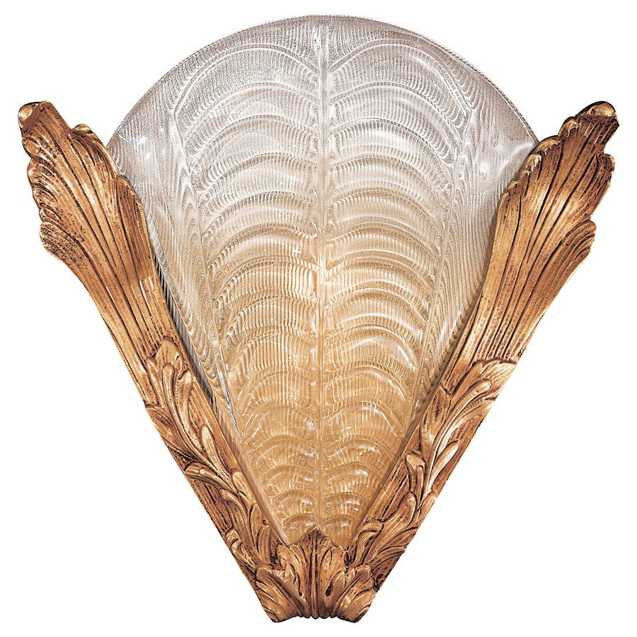 Metropolitan Lighting 1-Light Wall Sconce | Traditional French Gold Finish | Bedroom & Hallway Accent | 12 x 5 x 13 in | Model N950496