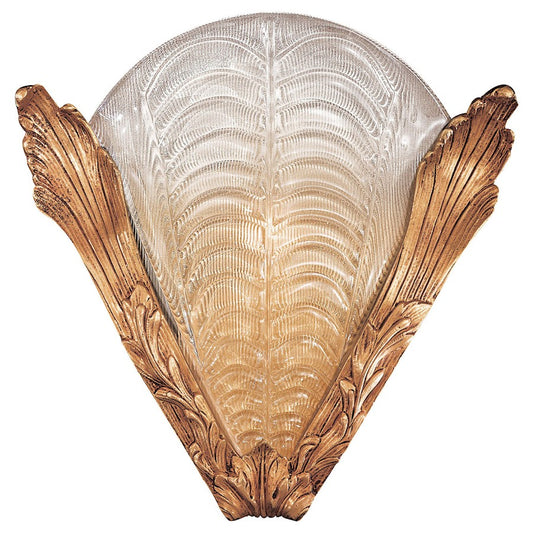 Metropolitan Lighting 1-Light Wall Sconce | Traditional French Gold Finish | Bedroom & Hallway Accent | 12 x 5 x 13 in | Model N950496