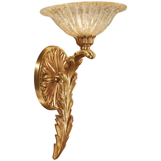 Metropolitan Lighting 1-Light Wall Sconce | French Gold Traditional Finish | Hallway & Bathroom Accent Light | 8.75 x 10.5 x 15.75 in | Model N950767