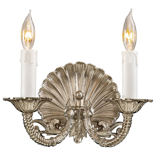 Metropolitan Lighting 2-Light Wall Sconce | Traditional Polished Chrome | Bathroom Vanity & Hallway | 10 x 6 x 7 in | Model N9805-PC