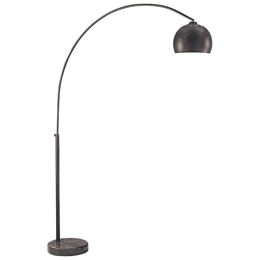 George Kovacs Reading Room 64in 1-Light Arc Floor Lamp | Contemporary Dorian Bronze | Living Room & Reading Nook | 64 x 15 x 75 in | Model P053-615B