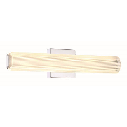 Minka George Kovacs Razors Edge 1 Light 24" Vanity, Chrome/Acrylic - P1022-077-L