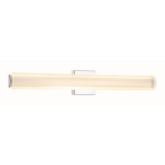 Minka George Kovacs Razors Edge 1 Light 31" Vanity, Chrome/Acrylic - P1023-077-L