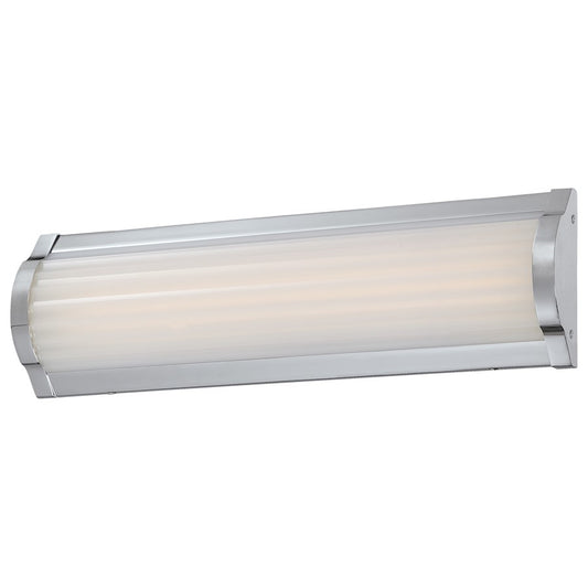George Kovacs Verin 16in 1-Light LED Bath Vanity Light | Contemporary Chrome | Bathroom Vanity | 16 x 2.25 x 4.75 in | Model P1172-077-L