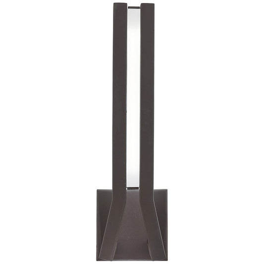 George Kovacs Tune 16in 1-Light LED Wall Sconce | Contemporary Sand Bronze | Living Room & Hallway Accent | 5 x 3 x 16 in | Model P1213-287-L