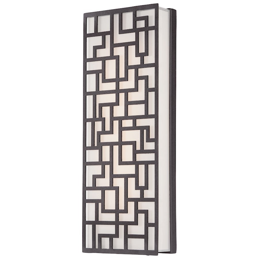 George Kovacs Alecia's Necklace 16in Outdoor Sconce | Sand Bronze Contemporary | Covered Patio & Entryway | 6 x 2 x 16 in | Model P1222-287-L