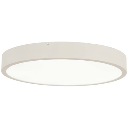 George Kovacs Ugo 22in LED Flush Mount | Modern Sand White Finish | Bedroom & Hallway Ceiling Light | 22.5 x 22.5 x 2.75 in | Model P2012-655-L