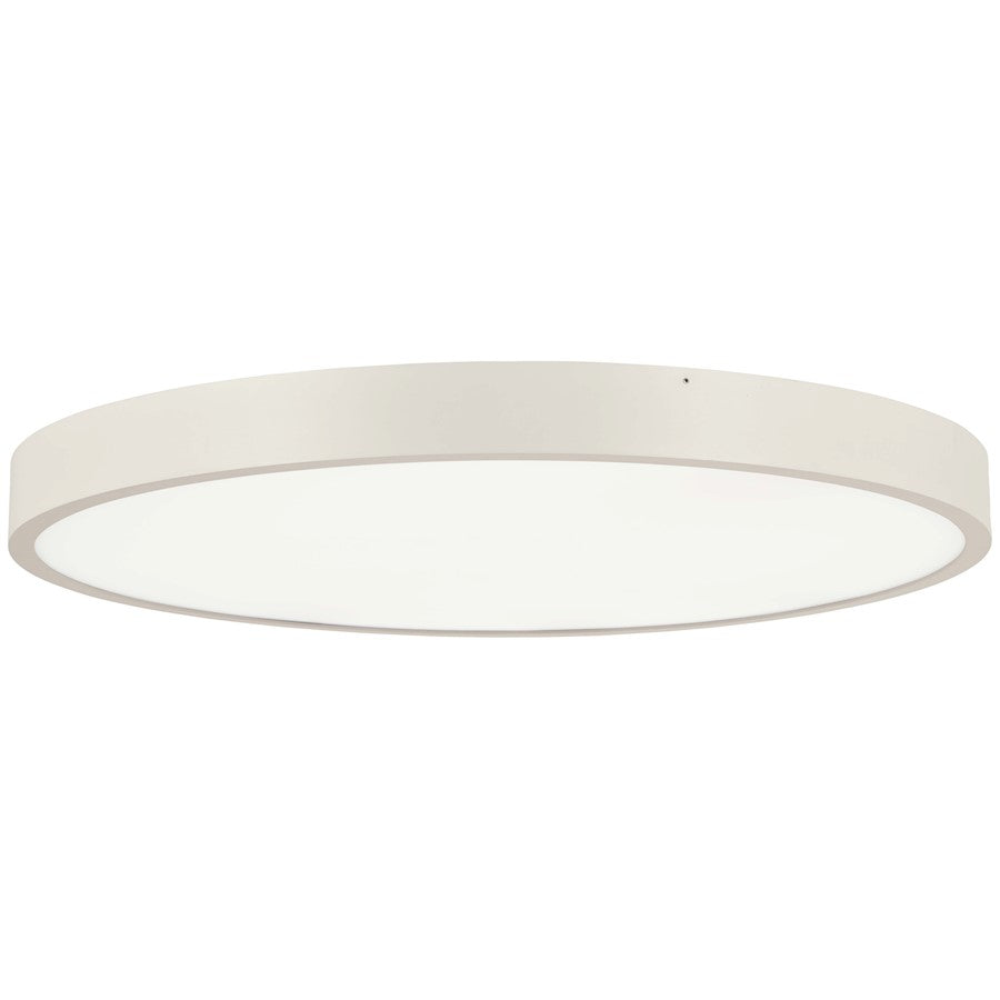 George Kovacs Ugo 32in LED Flush Mount | Modern Sand White Finish | Living Room & Large Bedroom Ceiling Light | Model P2014-655-L