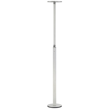 George Kovacs Floor Lamp 10in Wide 41in Tall | Contemporary Chiseled Nickel Finish | Living Room & Bedroom Accent Light | Model P305-4-654-L