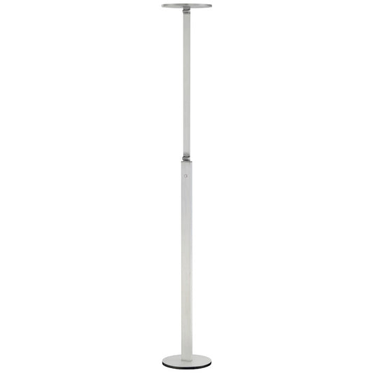 George Kovacs Floor Lamp 10in Wide 41in Tall | Contemporary Chiseled Nickel Finish | Living Room & Bedroom Accent Light | Model P305-4-654-L
