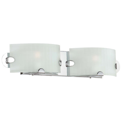 George Kovacs Pillow 22in 2-Light Vanity Light | Contemporary Chrome | Bathroom Vanity | 22 x 4 x 5 in | Model P5252-077