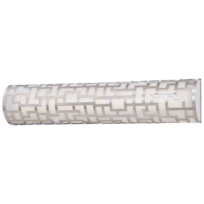 George Kovacs Alecia's Necklace 24in 3-Light LED Bath Vanity Light | Brushed Nickel and Clear Glass | Bathroom Vanity | Model P5301-084-L