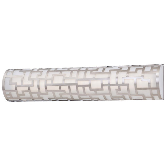 George Kovacs Alecia's Necklace 24in 3-Light LED Bath Vanity Light | Brushed Nickel and Clear Glass | Bathroom Vanity | Model P5301-084-L