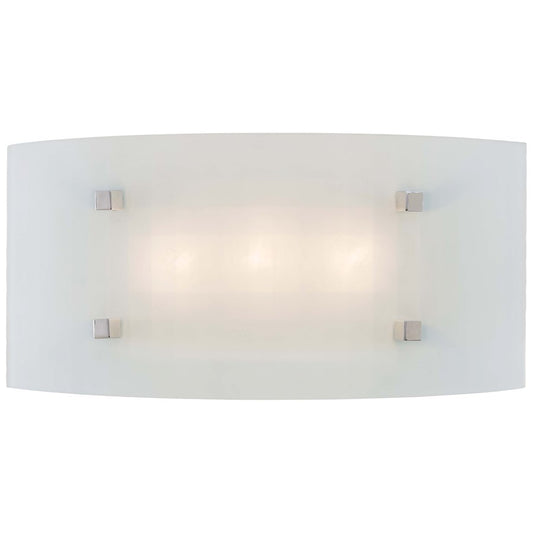 George Kovacs Pillow 14in 3-Light Bath Vanity Light | Contemporary Chrome Metal | Bathroom Vanity | 14 x 4 x 6 in | Model P6115-1-077