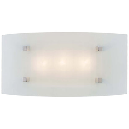 George Kovacs Pillow 14in 3-Light Bath Vanity Light | Contemporary Chrome Metal | Bathroom Vanity | 14 x 4 x 6 in | Model P6115-1-077