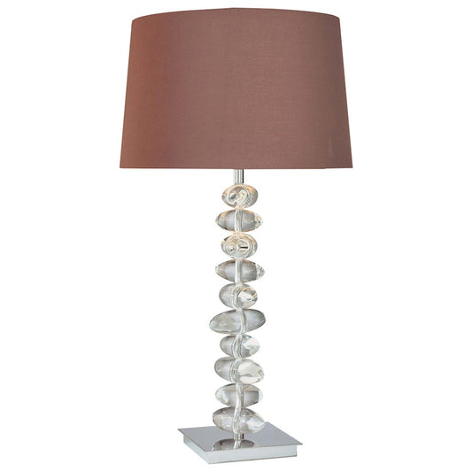 George Kovacs Portables 16in Table Lamp | Contemporary Chrome | Living Room & Bedroom Accent | 16 x 16 x 29 in | Model P733-077