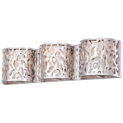 George Kovacs Layover 3-Light Bathroom Vanity Light | Contemporary Chrome and Etched Opal Glass | Bathroom Vanity & Powder Room | Model P7983-077