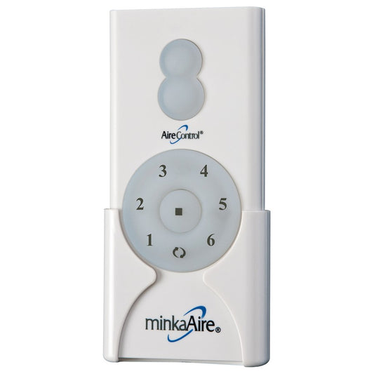 Minka Aire Artemis Hand-Held Remote Control | Universal Fan Remote | Ceiling Fan Speed & Light Control | 2.25 x 5 x 0.62 in | Model RC600