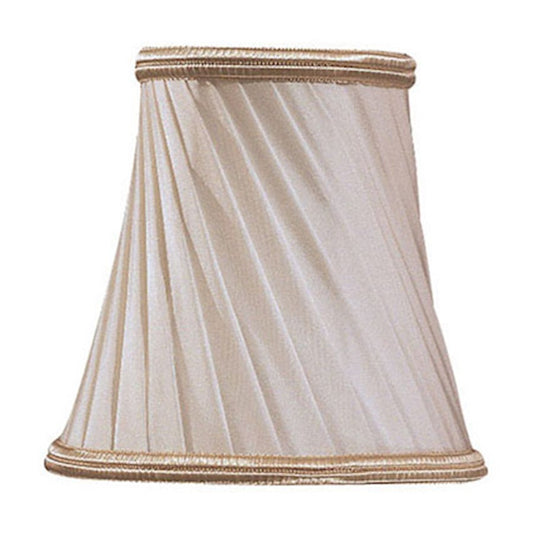 Metropolitan Lighting Replacement Shade | Pure Silk Eggshell Twist | Clip-On Sconce Shade | 3 x 5 in | Model SH1929