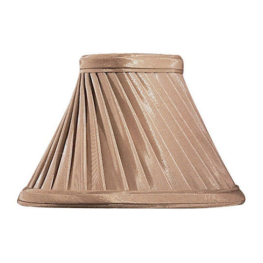Metropolitan Lighting Croissant Swirl Replacement Shade 3x5in | Traditional Silkglow Clip-On Shade | Chandelier & Sconce Accent | Model SH1949