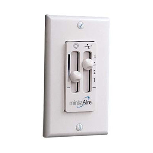 Minka Aire Spacesaver Wall Control System | White | Fan Remote & Control | 4.75 x 2.75 x 4.75 in | Model WC110